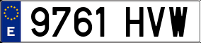 Truck License Plate